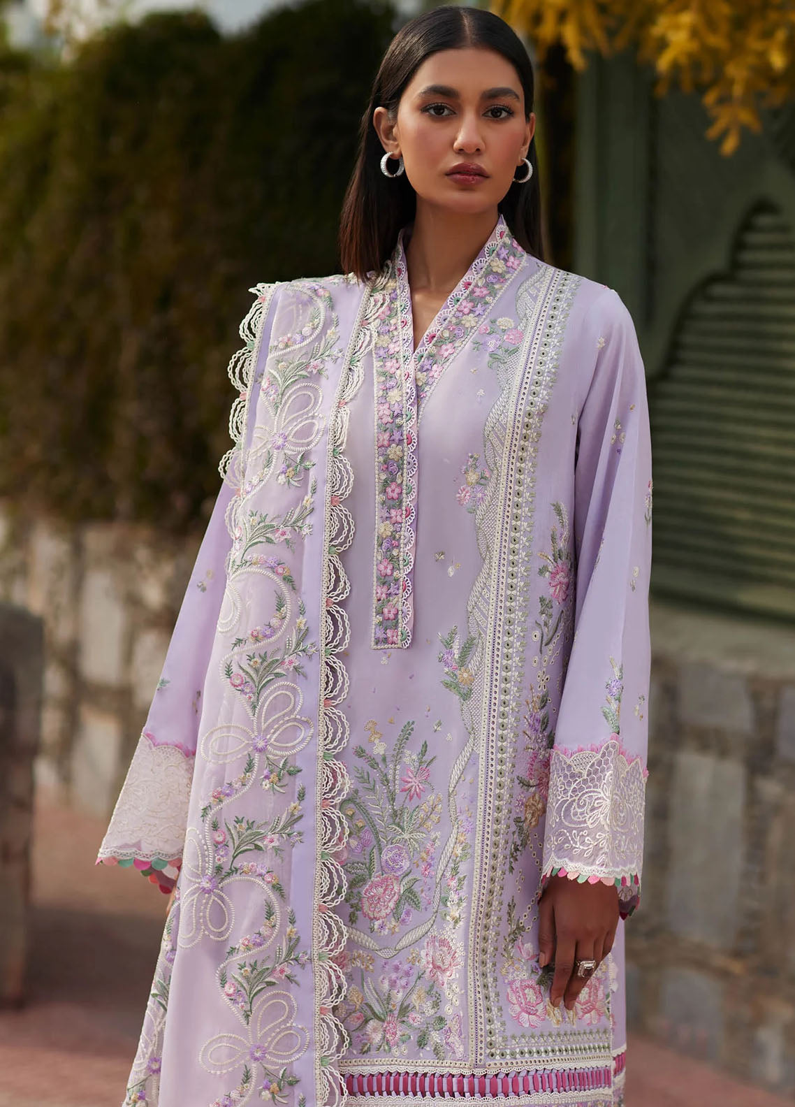 Elan Unstitched Lawn Collection 2024 D-08A Zenel