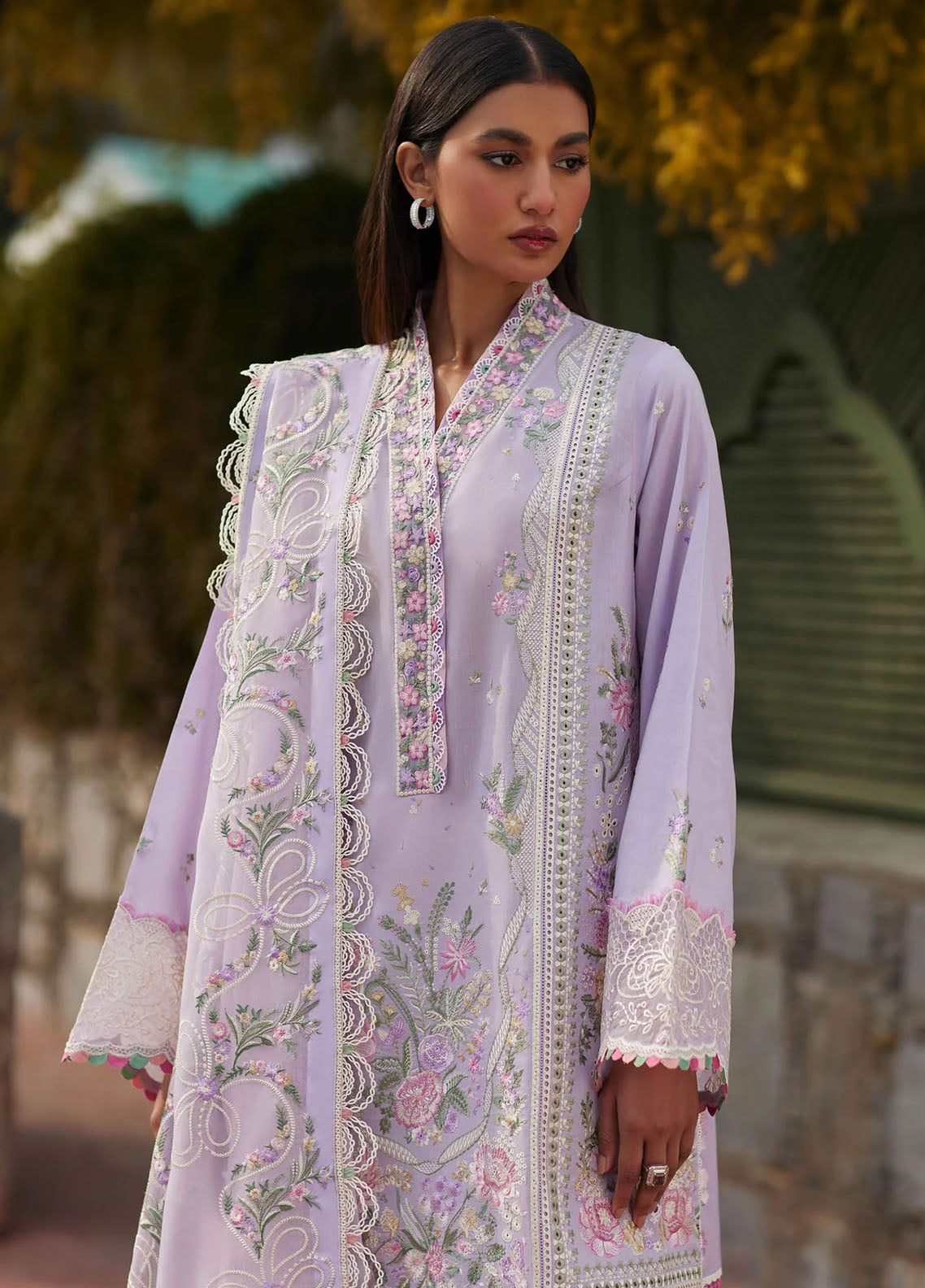 Elan Unstitched Lawn Collection 2024 D-08A Zenel