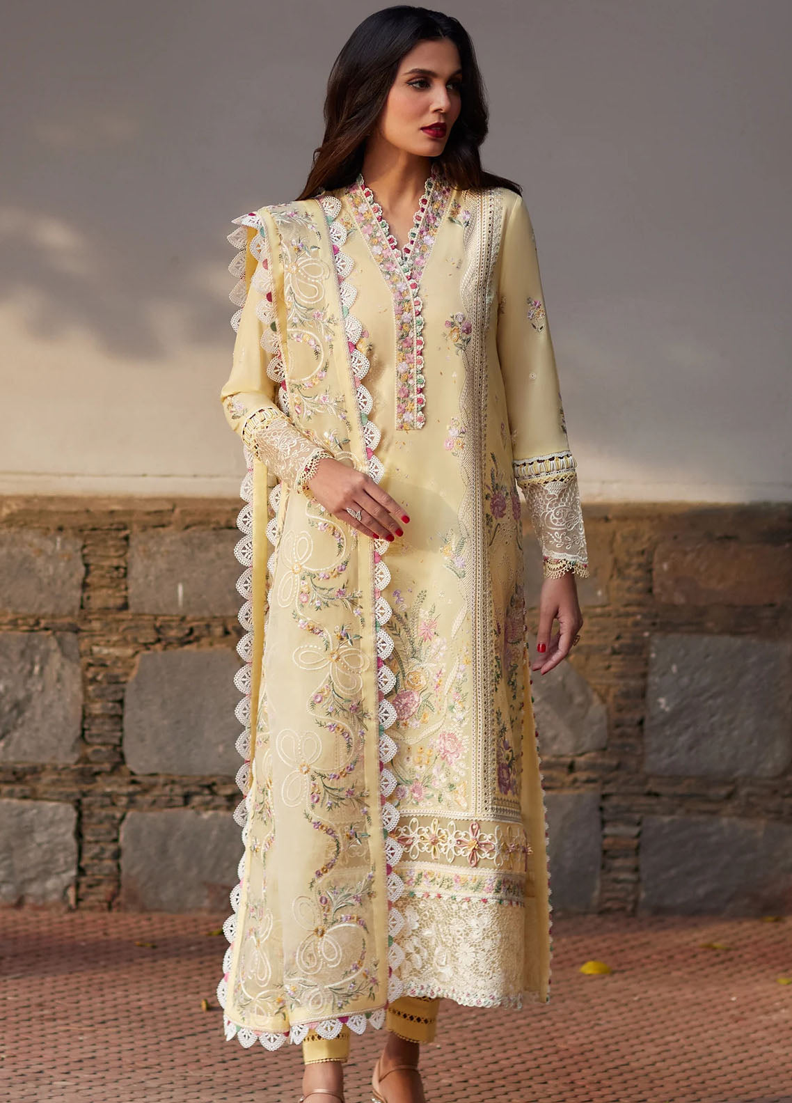 Elan Unstitched Lawn Collection 2024 D-08B Zenel