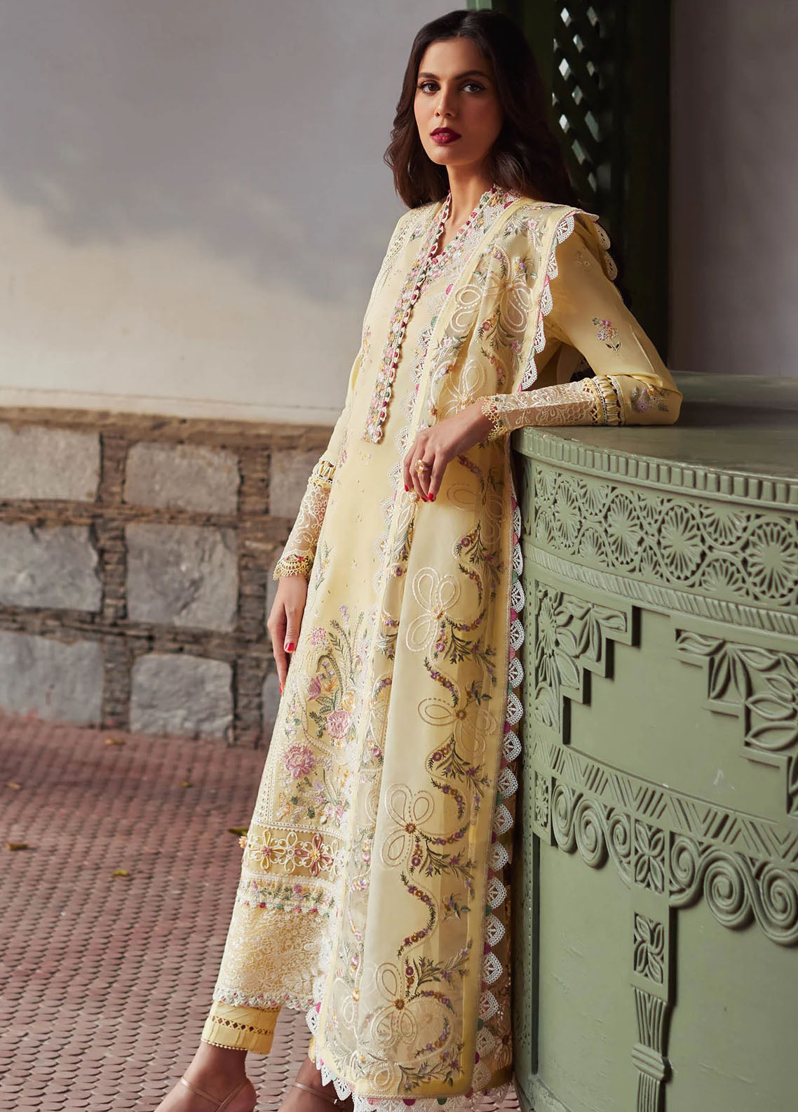 Elan Unstitched Lawn Collection 2024 D-08B Zenel