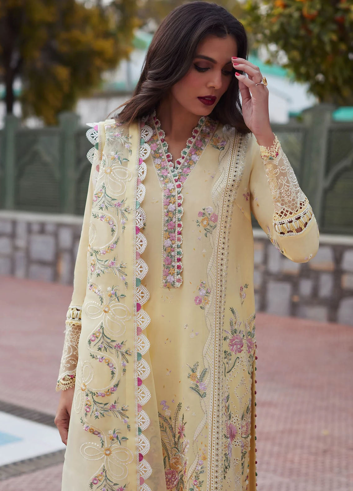 Elan Unstitched Lawn Collection 2024 D-08B Zenel