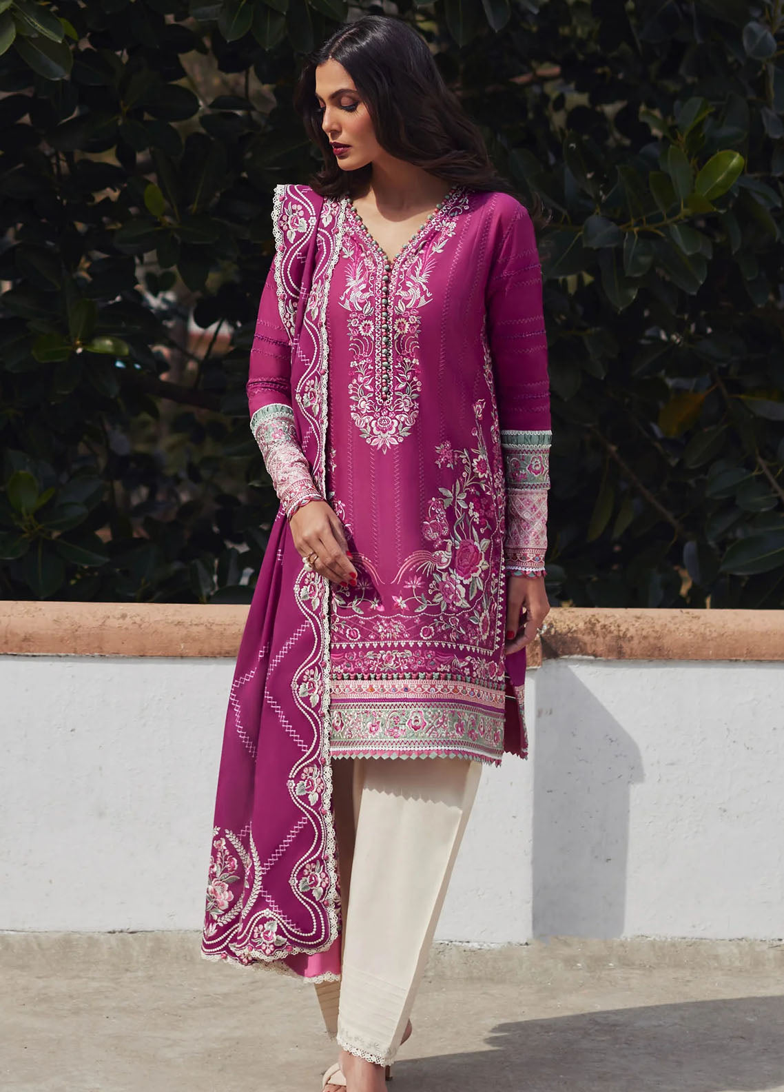 Elan Unstitched Lawn Collection 2024 D-10A Aira