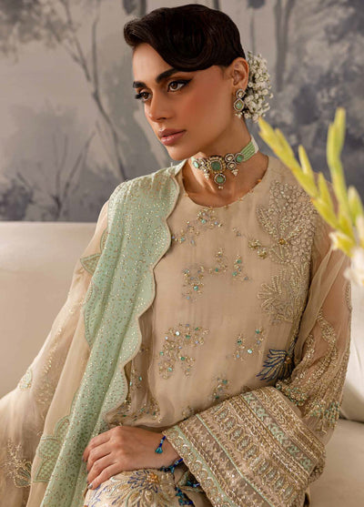 Elanora By Nureh Unstitched Chiffon Luxury Collection 2024 NEL-58
