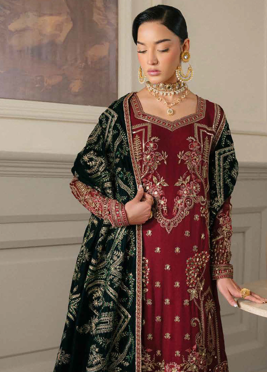 Elanora by Nureh Luxury Unstitched Chiffon Collection 2024 NEL-62