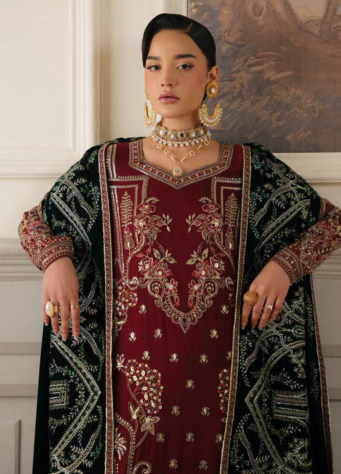 Elanora by Nureh Luxury Unstitched Chiffon Collection 2024 NEL-62