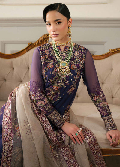 Elanora by Nureh Luxury Unstitched Chiffon Collection 2024 NEL-65