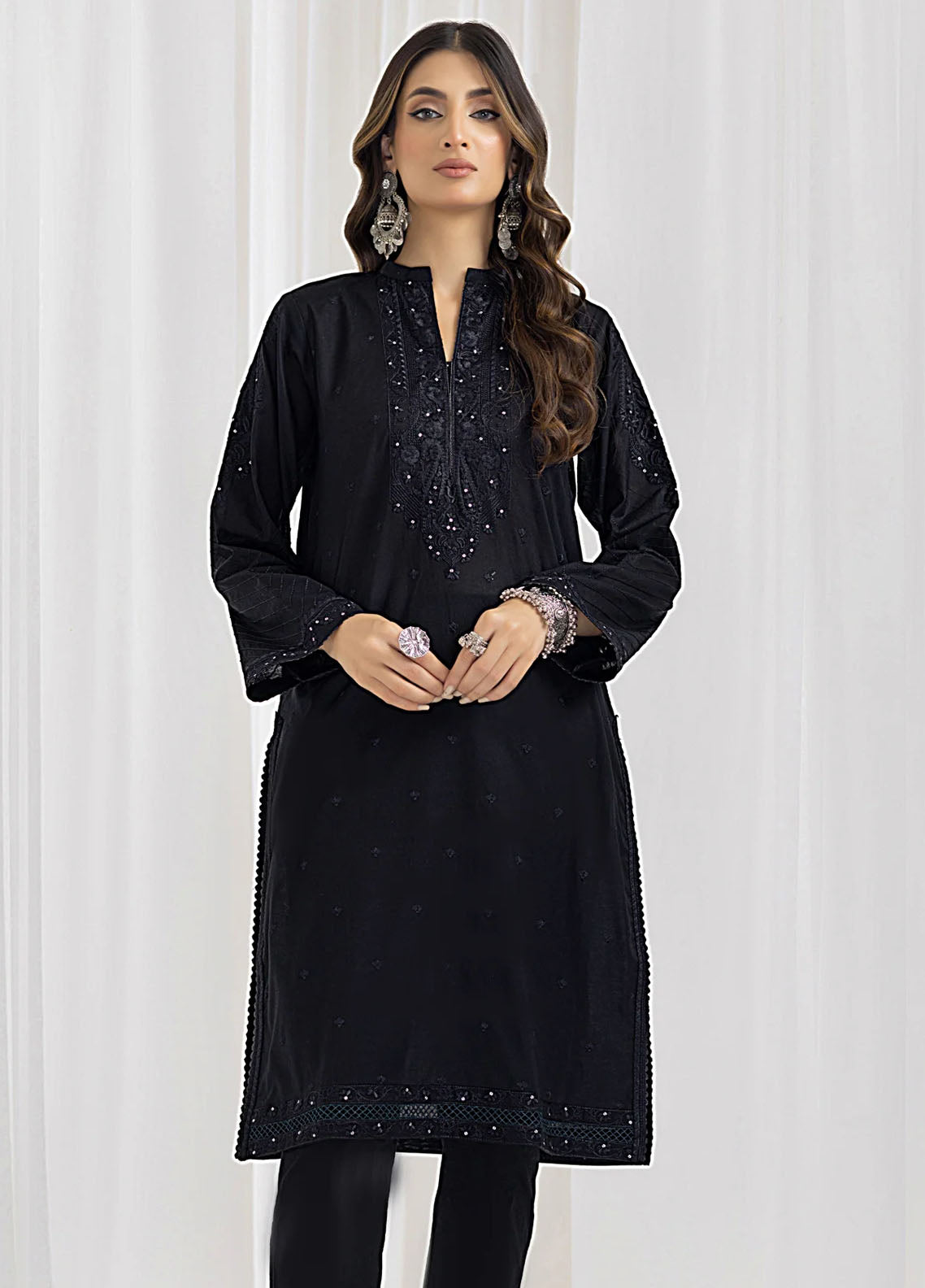 Lakhany Pret Embroidered Cambric Kurti LSM23E LG-SR-0128