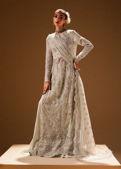 Afsanay by Zariya Luxury Embroidered Unstitched Chiffon 3 Piece Suits ZRY25LF D1 ZB50035 - Festive Collection