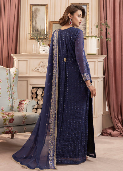 Elyssa by Sahane Unstitched Festive Chiffon Collection 2025 CT-19002 Elle