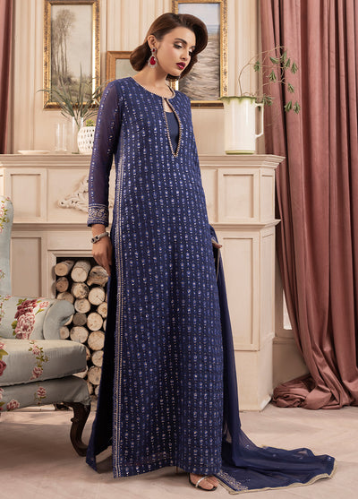 Elyssa by Sahane Unstitched Festive Chiffon Collection 2025 CT-19002 Elle