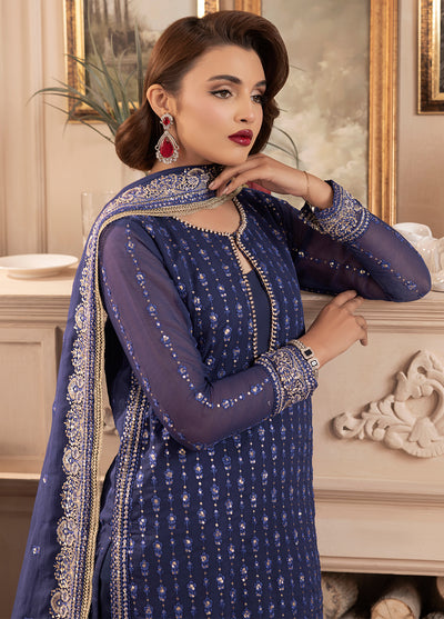 Elyssa by Sahane Unstitched Festive Chiffon Collection 2025 CT-19002 Elle