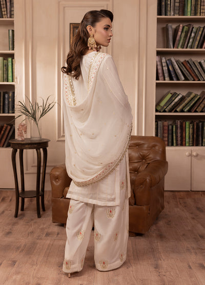 Elyssa by Sahane Unstitched Festive Chiffon Collection 2025 CT-19005 Perle