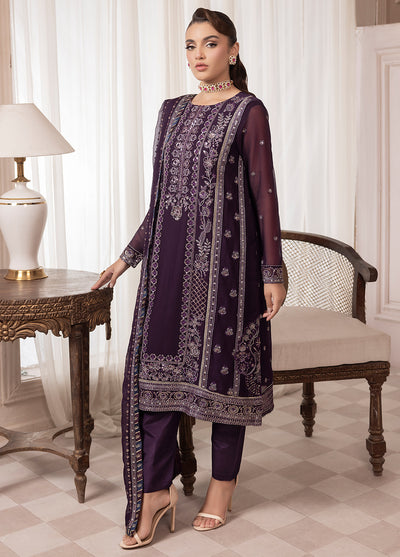 Elyssa by Sahane Unstitched Festive Chiffon Collection 2025 CT-19006 Mure