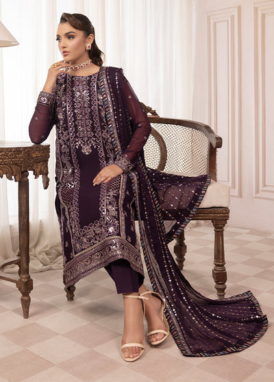 Elyssa by Sahane Unstitched Festive Chiffon Collection 2025 CT-19006 Mure