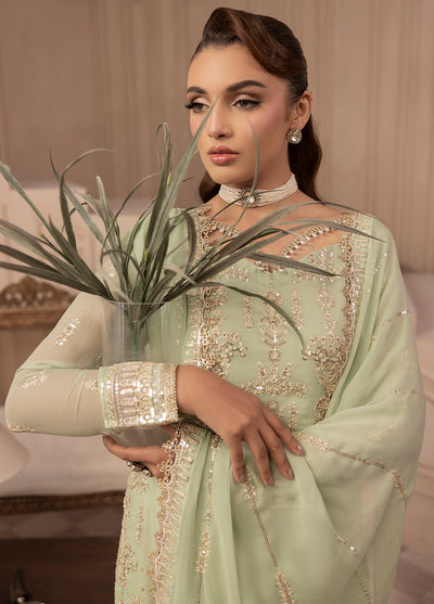 Elyssa by Sahane Unstitched Festive Chiffon Collection 2025 CT-19008 Cedra