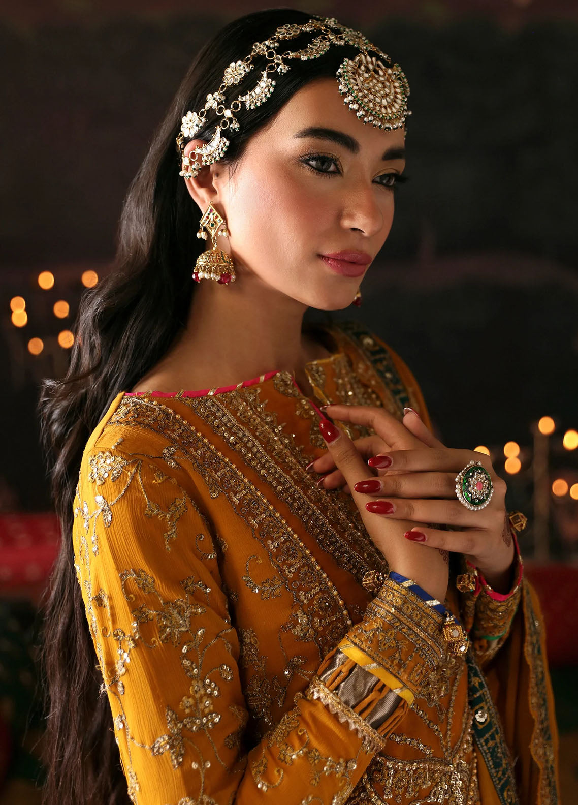 Devdas by Emaan Adeel Exquisite Formal Wear Collection 2024 Roshan Jahan