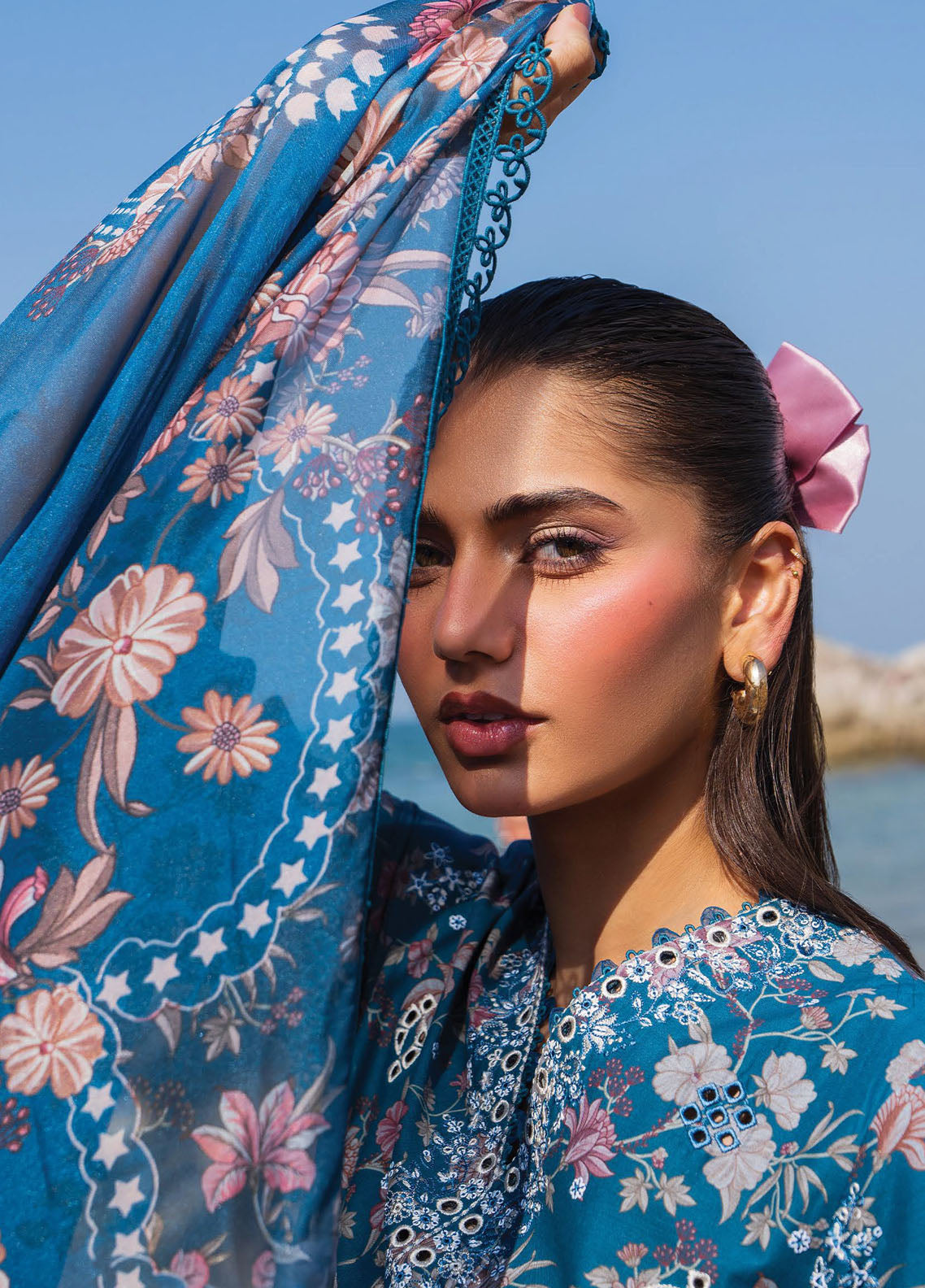 Endless by Afrozeh Embroidered Lawn Suits Unstitched 3 Piece AF25ES D-08 Noa
