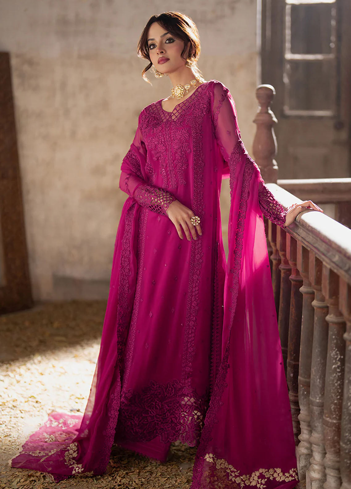 Ensembles By Azure Festive 3 Piece Collection 2025 I-01341 Plum Reverie