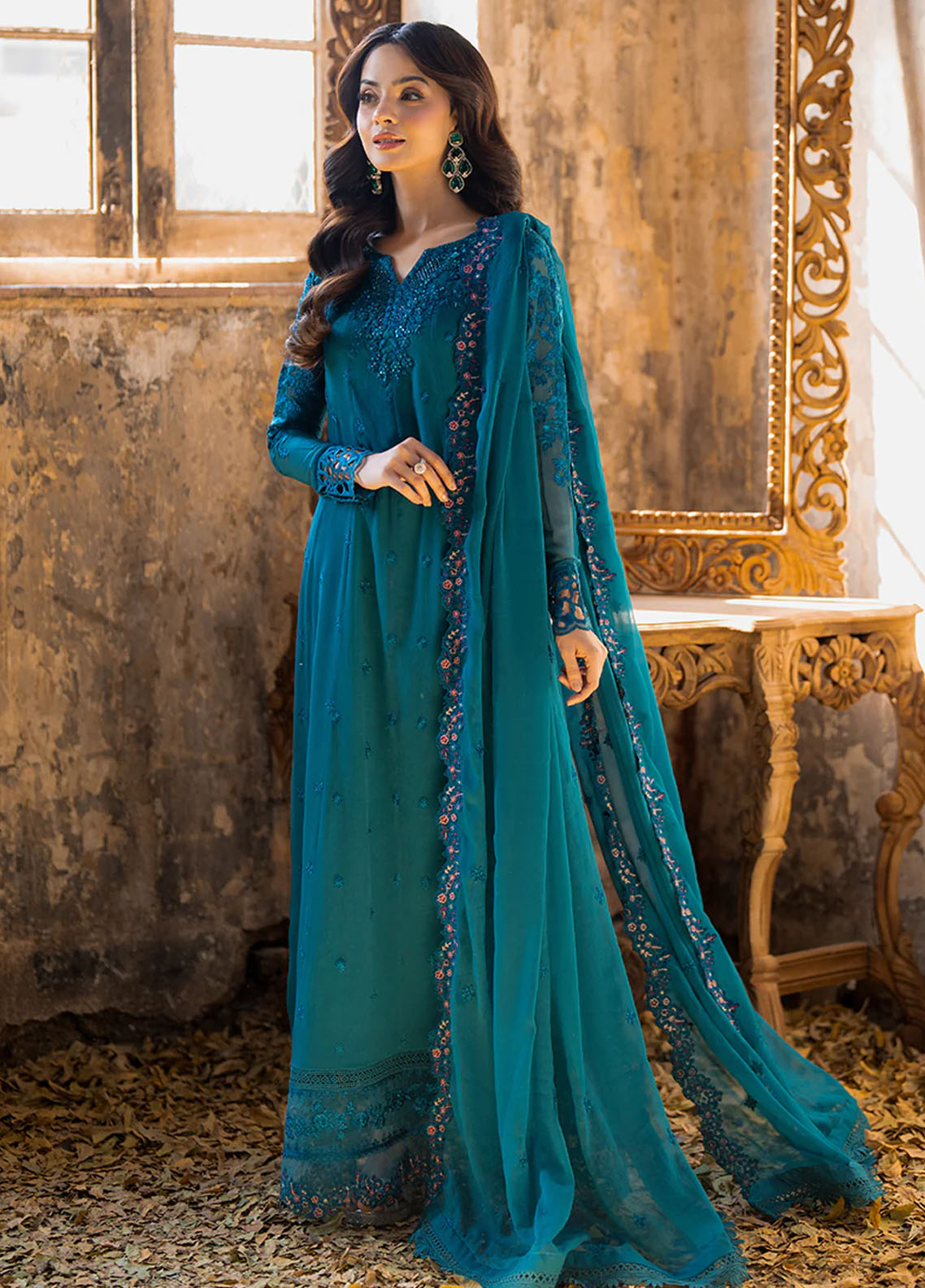 Ensembles By Azure Festive 3 Piece Collection 2025 I-01347 Mystic Teal