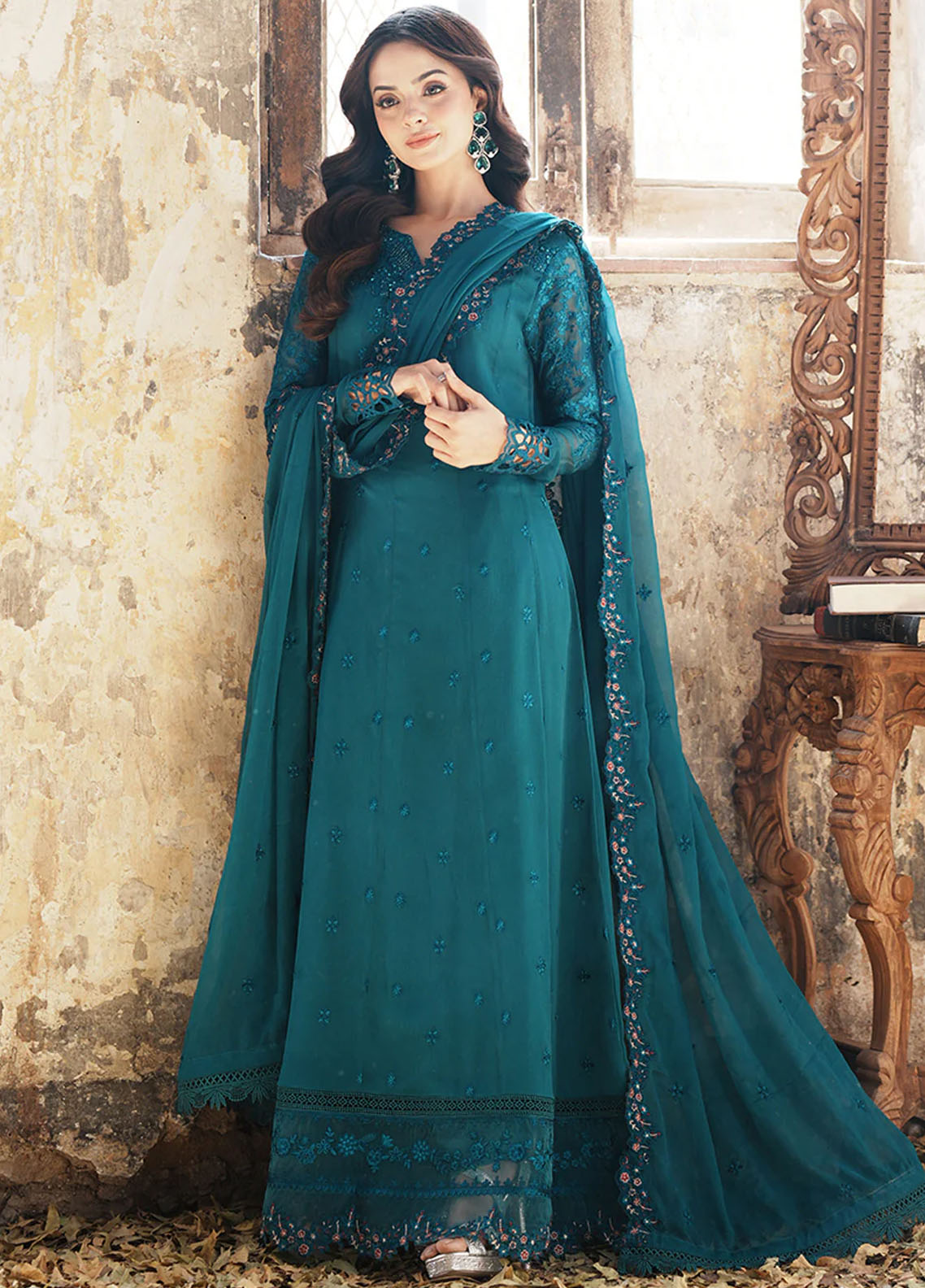 Ensembles By Azure Festive 3 Piece Collection 2025 I-01347 Mystic Teal