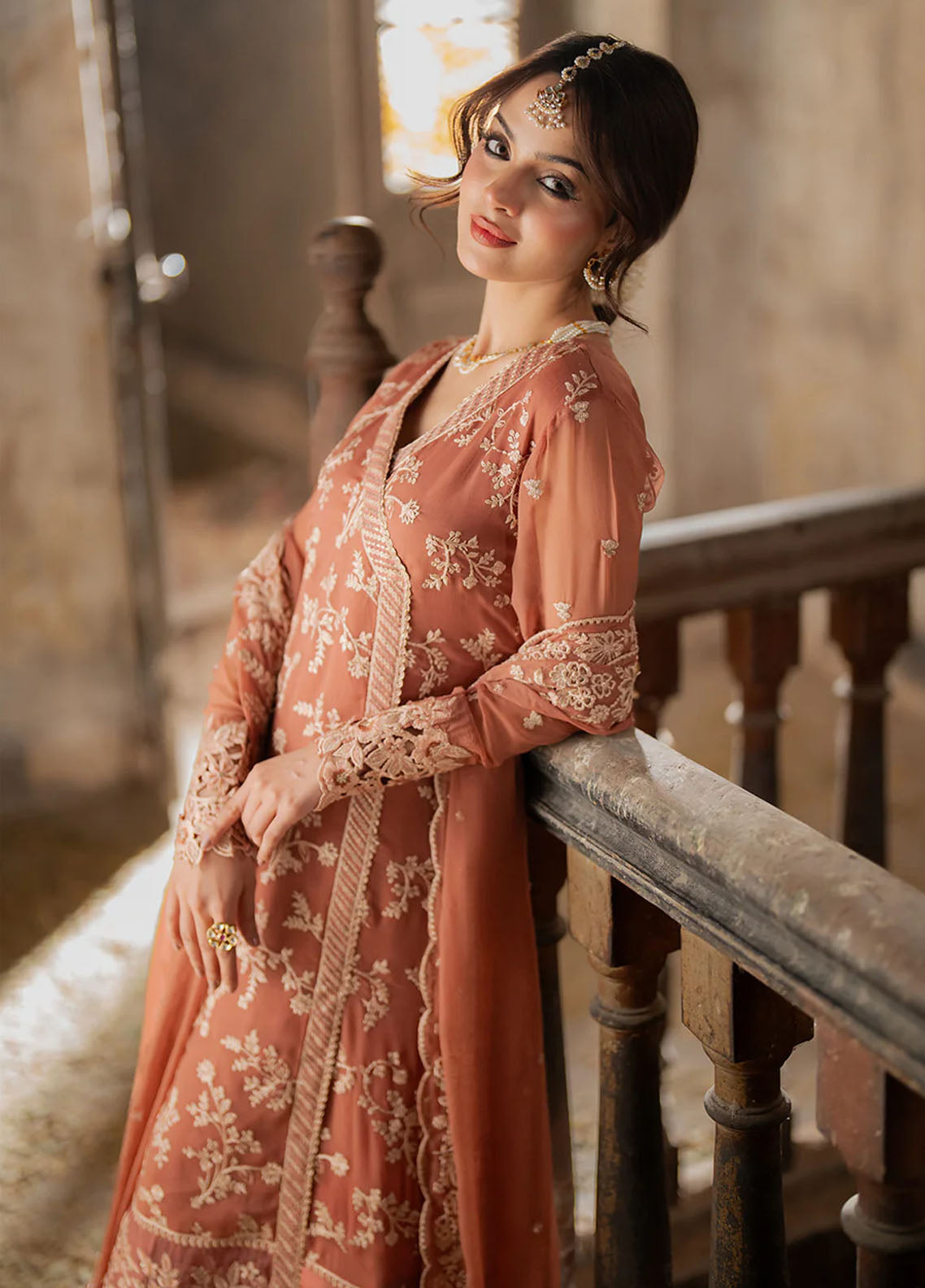 Ensembles By Azure Festive 3 Piece Collection 2025 I-01353 Dusky Bloom