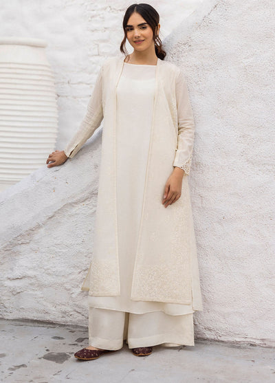 Erum Khan Pret Embroidered Cotton Karandi 3 Piece Amani