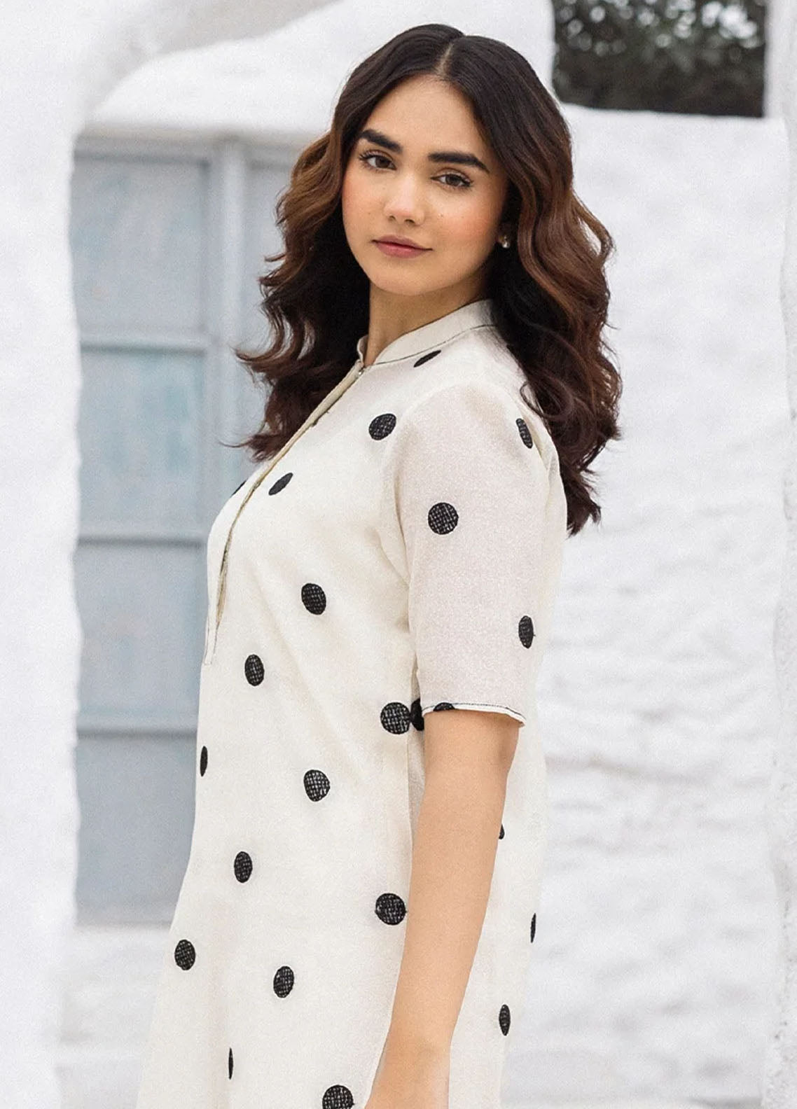 Erum Khan Pret Embroidered Cotton Karandi 3 Piece Elara
