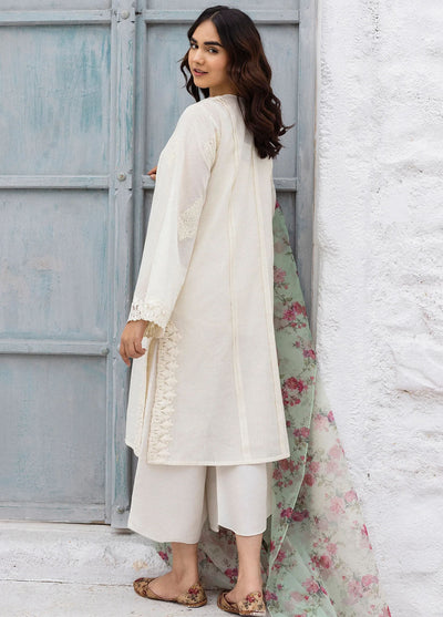 Erum Khan Pret Embroidered Cotton Karandi 3 Piece Haya