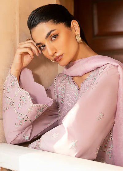 Esra Fashion Pret Embroidered Lawn 3 Piece Suit LX-24-13