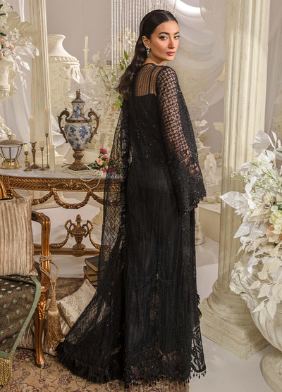 Evara By Elaf Embroidered Net Suit Unstitched 3 Piece EF24EF EFE-05 Majesty - Formal Collection