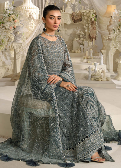 Evara By Elaf Embroidered Net Suit Unstitched 3 Piece EF24EF EFE-08 Nirvana - Formal Collection