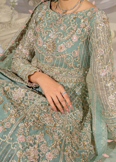 Evara By Elaf Embroidered Organza Suit Unstitched 3 Piece EF24EF EFE-02 Elsa - Formal Collection