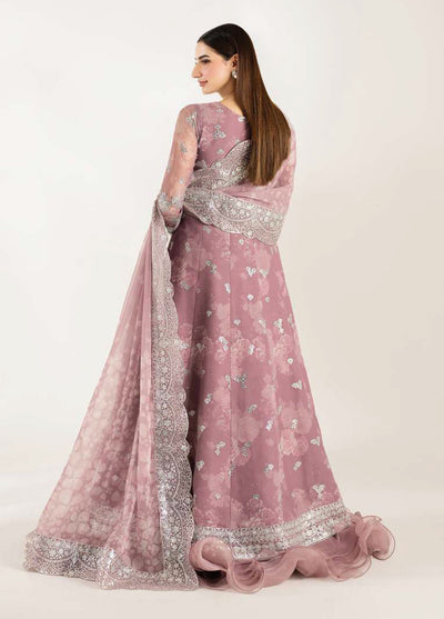 Fiorella by Farasha Embroidered Chiffon Suits Unstitched 3 Piece FSH25FF D-07 Rosy Spark