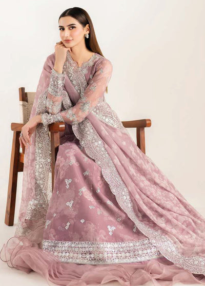 Fiorella by Farasha Embroidered Chiffon Suits Unstitched 3 Piece FSH25FF D-07 Rosy Spark