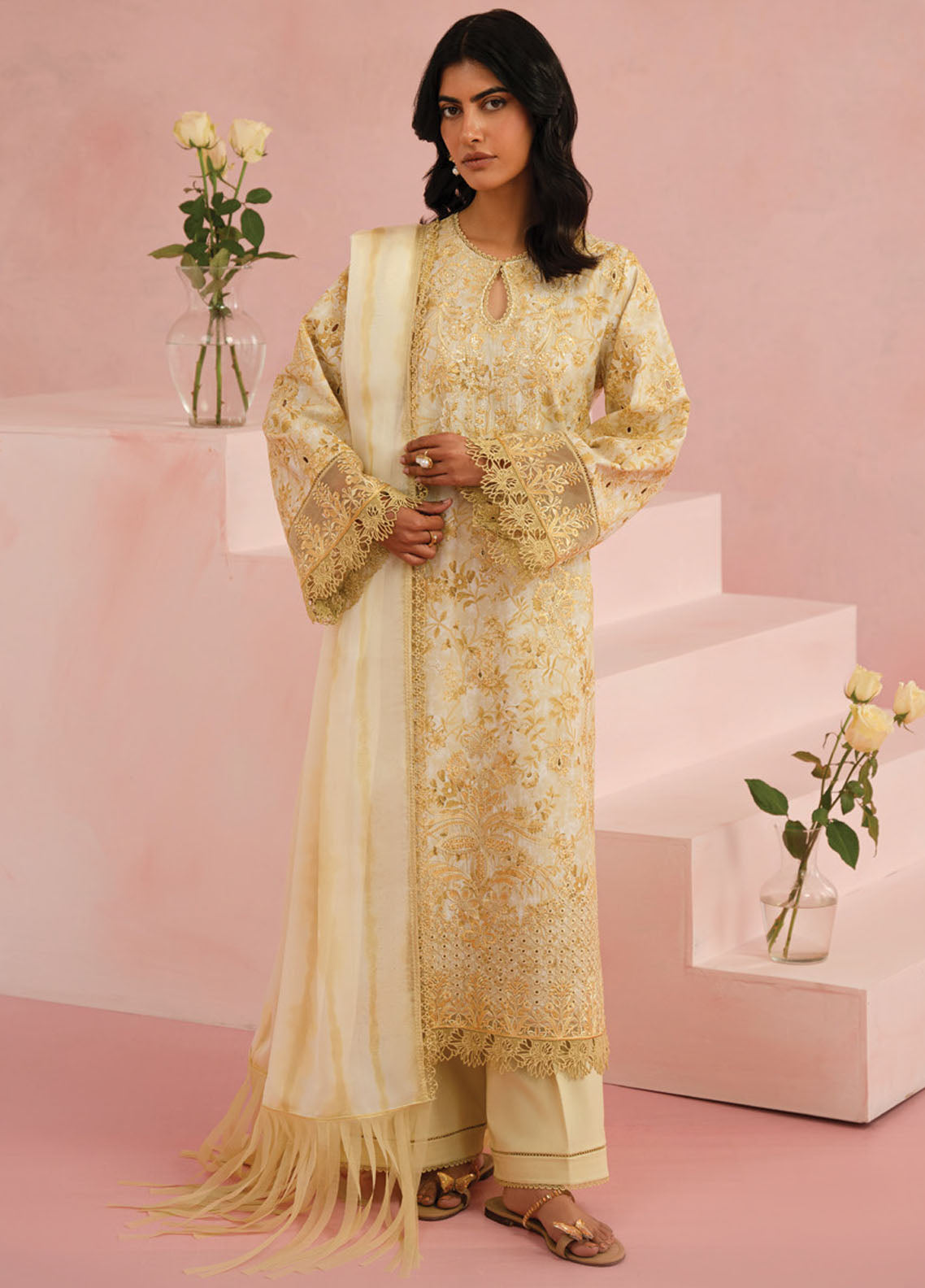 Floral Charm by Afrozeh Unstitched Lawn Collection 2025 D-06 Arbor