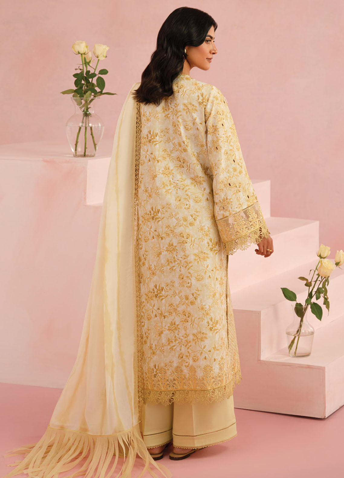 Floral Charm by Afrozeh Unstitched Lawn Collection 2025 D-06 Arbor