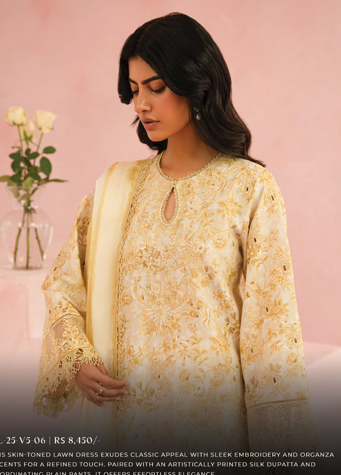 Floral Charm by Afrozeh Unstitched Lawn Collection 2025 D-06 Arbor