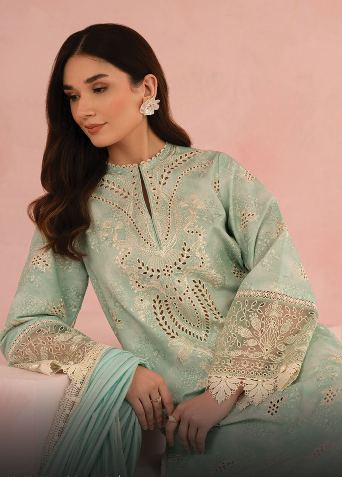 Floral Charm by Afrozeh Unstitched Lawn Collection 2025 D-02 Leonora