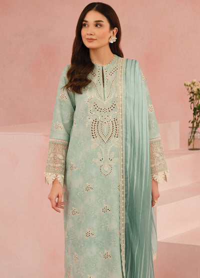 Floral Charm by Afrozeh Unstitched Lawn Collection 2025 D-02 Leonora