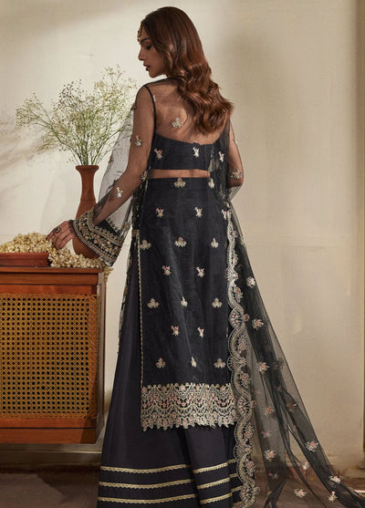 Fabiha Fatima Pret Embroidered Net 3 Piece Suit Opal