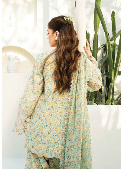 Faiza Faisal Embroidered Lawn Suits Unstitched 3 Piece FFX25P Aniqa