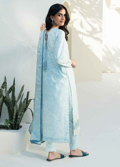 Faiza Faisal Embroidered Lawn Suits Unstitched 3 Piece FFX25P Jose