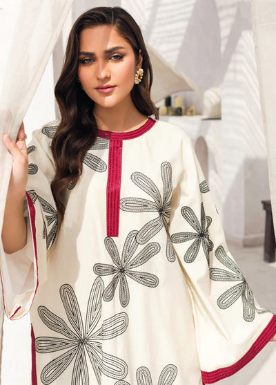 Faiza Faisal Pret Embroidered Lawn 2 Piece Suit Layal