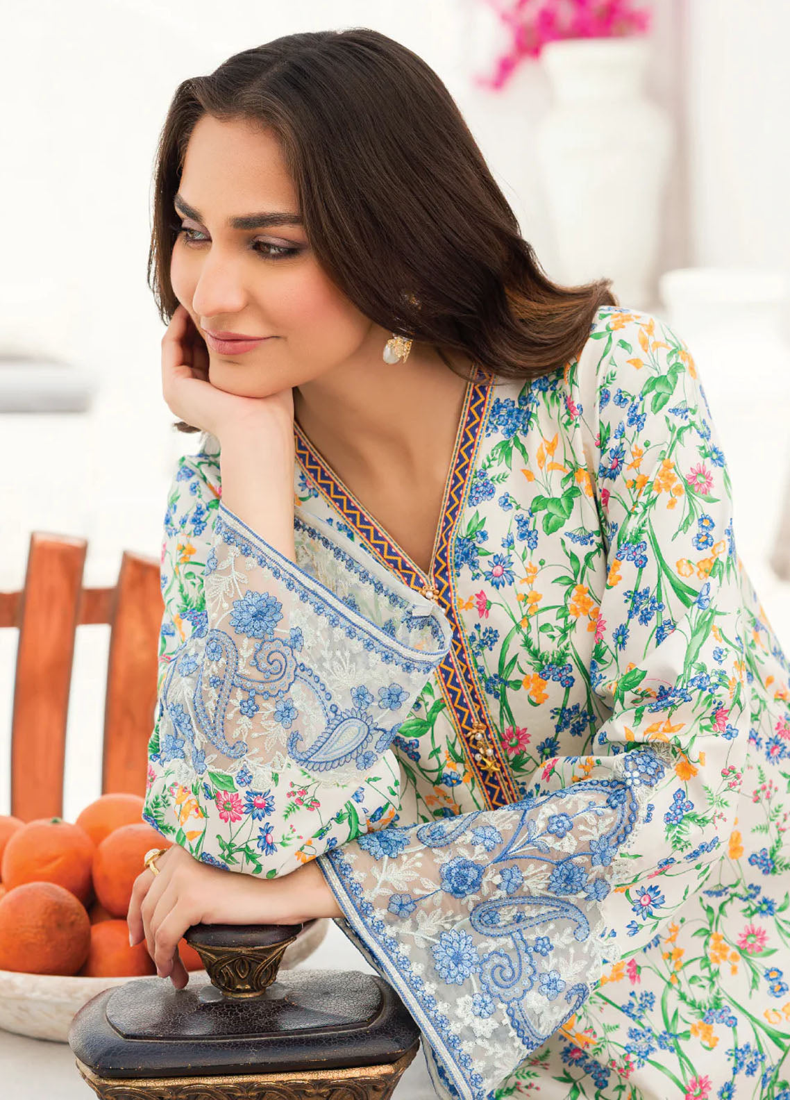 Faiza Faisal Pret Embroidered Lawn 2 Piece Suit Reem