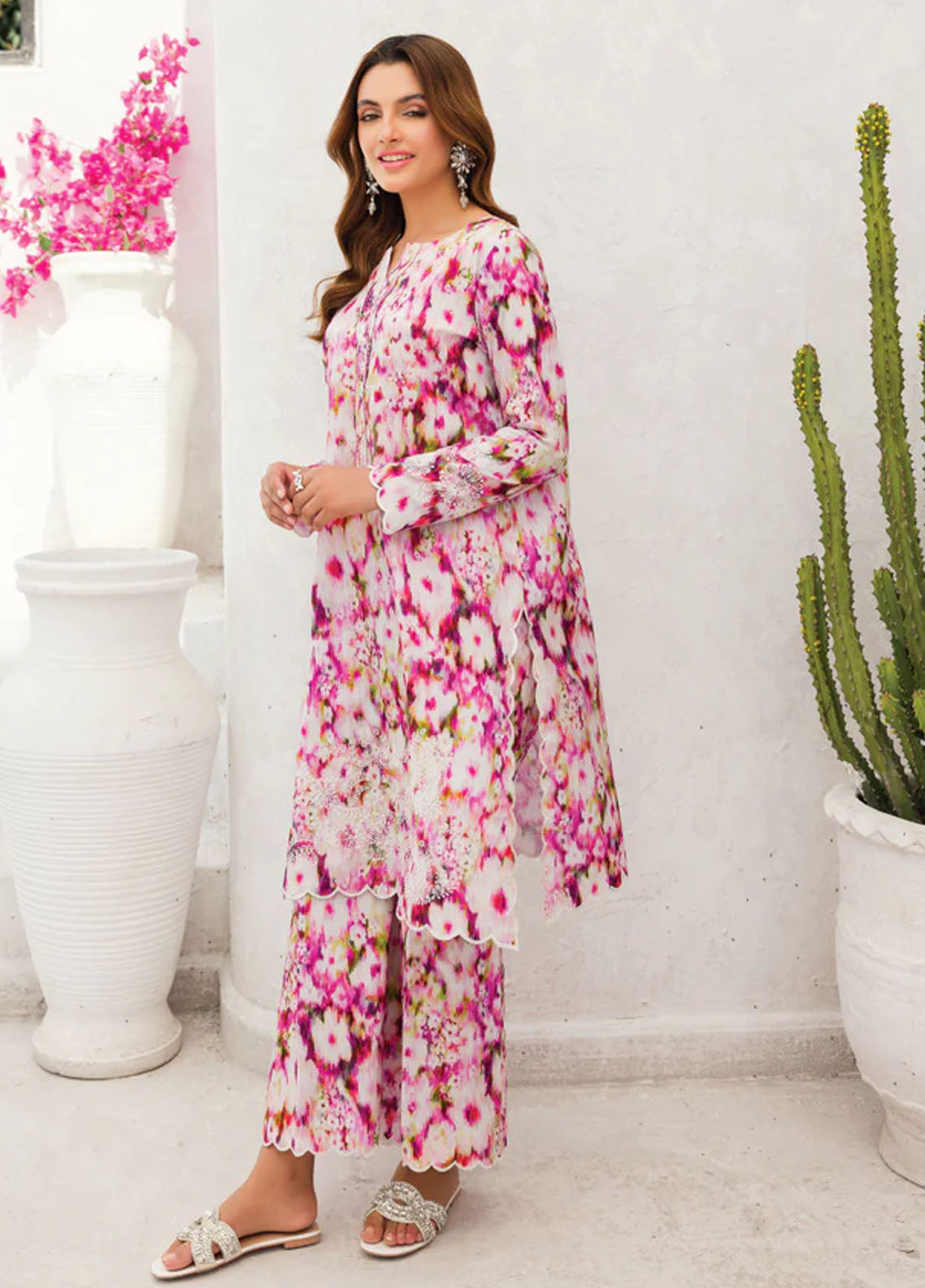 Faiza Faisal Pret Embroidered Silk 2 Piece Suit Aino