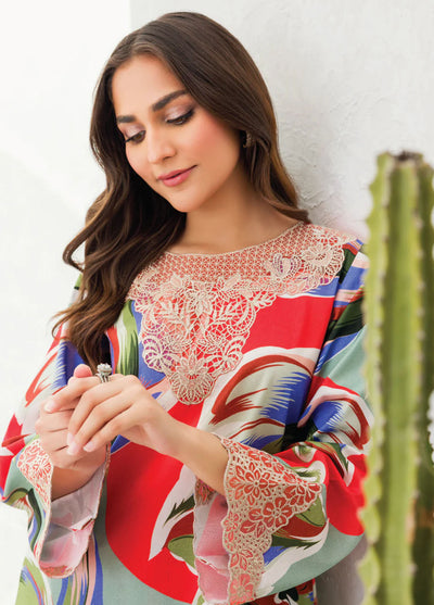 Faiza Faisal Pret Embroidered Silk 2 Piece Suit Nouf