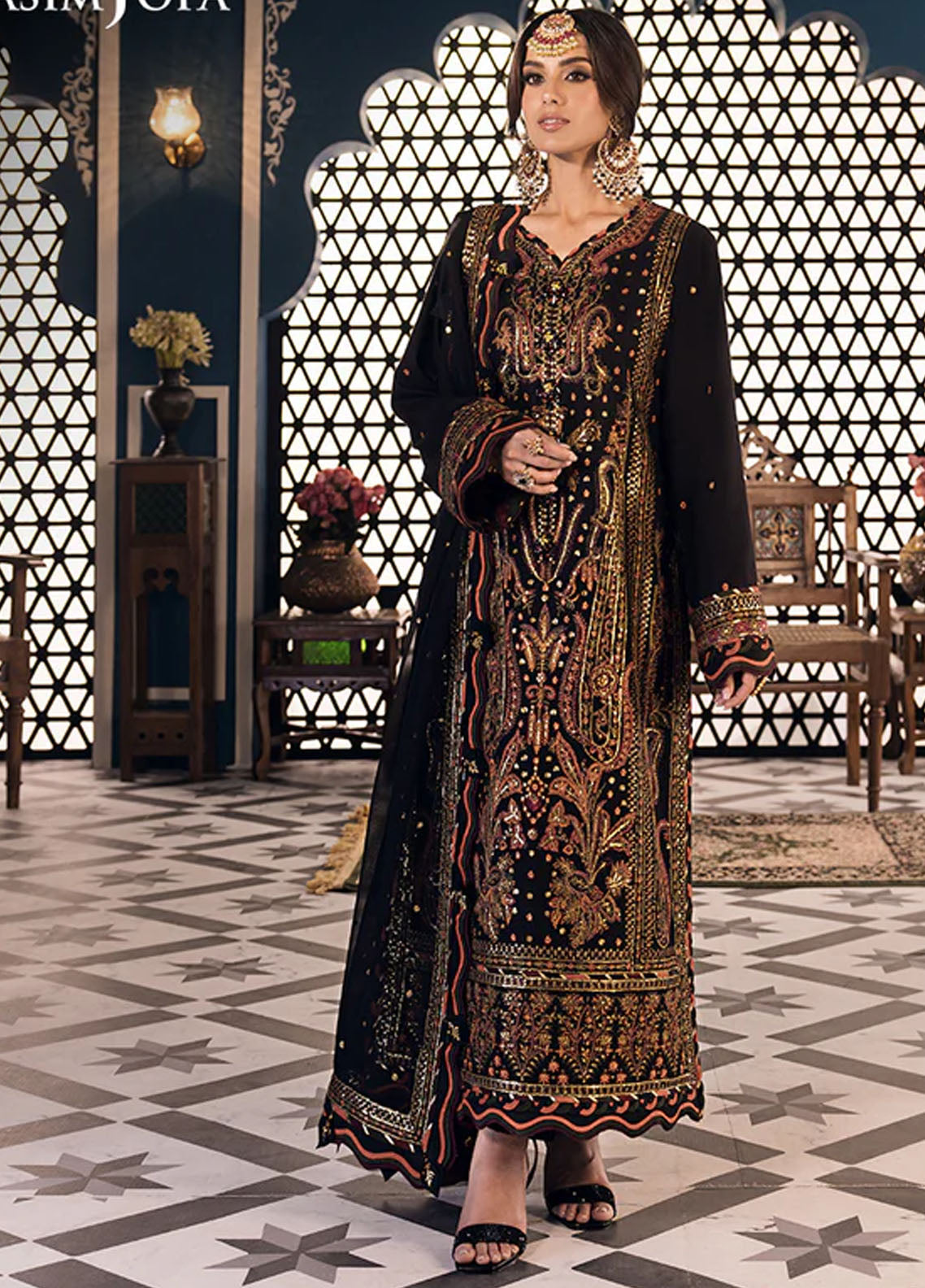 Fasana-e-Ishq By Asim Jofa Eid Luxury Lawn Collection 2024 AJFI-05