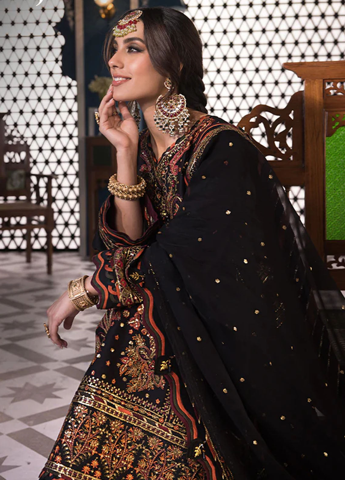 Fasana-e-Ishq By Asim Jofa Eid Luxury Lawn Collection 2024 AJFI-05