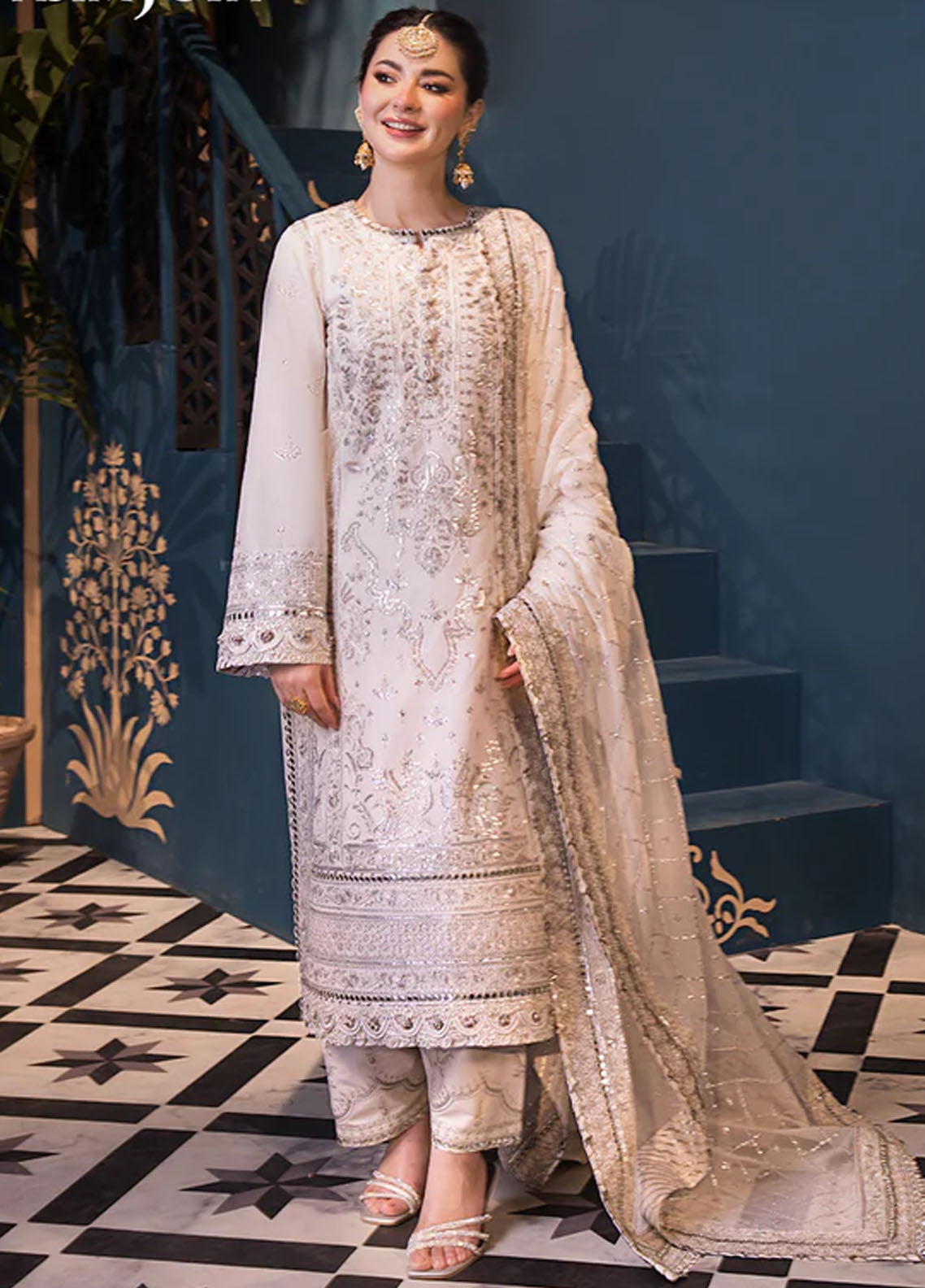 Fasana-e-Ishq By Asim Jofa Eid Luxury Lawn Collection 2024 AJFI-08