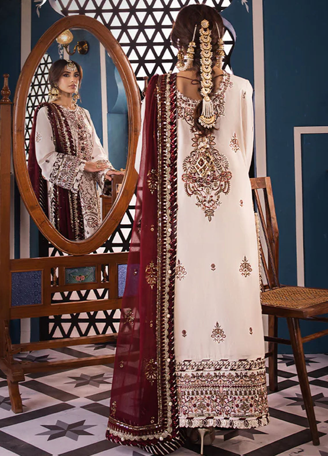 Fasana-e-Ishq By Asim Jofa Eid Luxury Lawn Collection 2024 AJFI-13